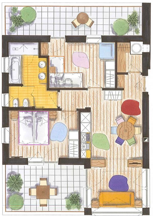 Color Home Suite Apartments Predazzo Εξωτερικό φωτογραφία